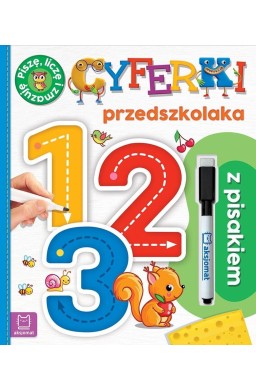 1, 2, 3. Cyferki przedszkolaka z pisakiem