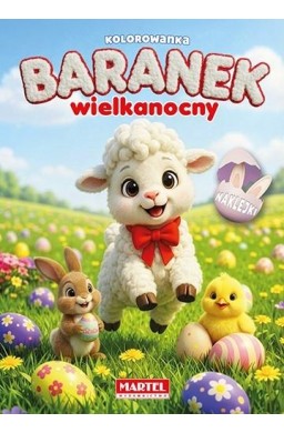 Baranek wielkanocny z naklejkami