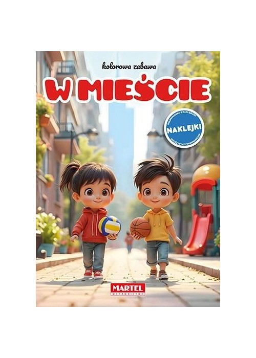 Kolorowa zabawa. W mieście z naklejkami