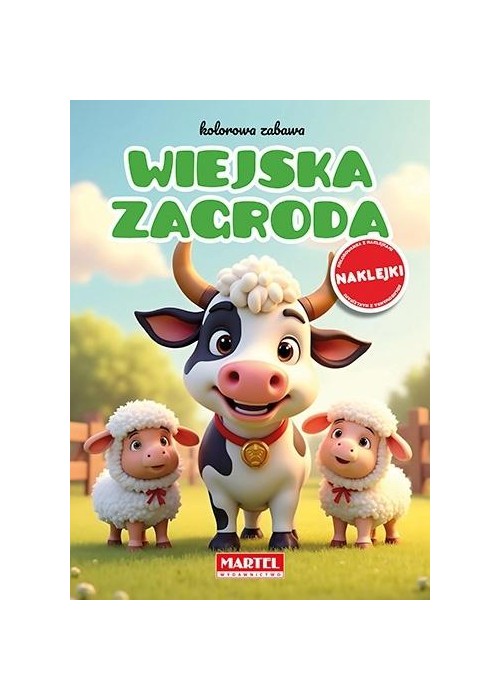 Kolor5owa zabawa. Wiejska zagroda z naklejkami