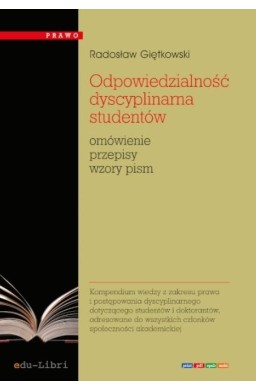 Odpowiedzialność dyscyplinarna studentów
