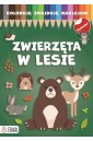 Koloruję, znajduję, naklejam. Zwierzęta w lesie
