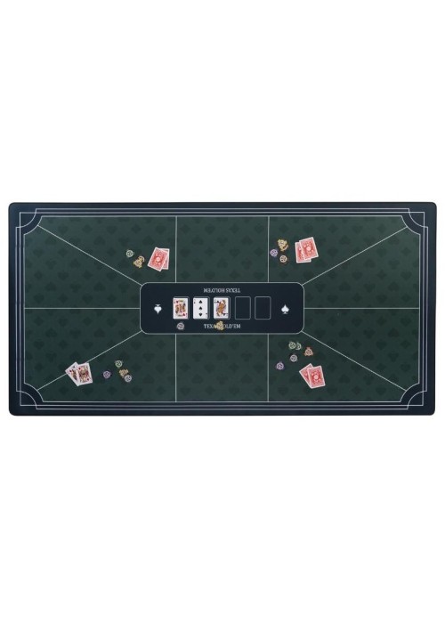 Mata do pokera zielona (180x90cm)