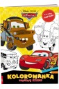 Disney Pixar. Auta. Kolorowanka według kodu