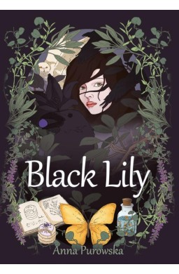 Black Lily (barwione brzegi)