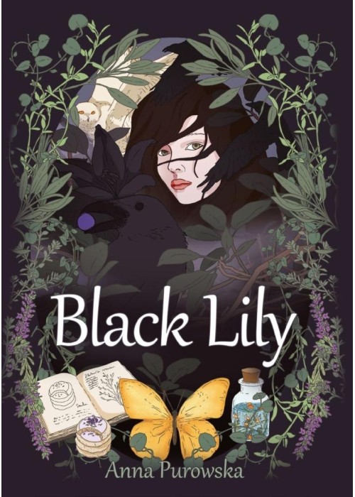 Black Lily (barwione brzegi)
