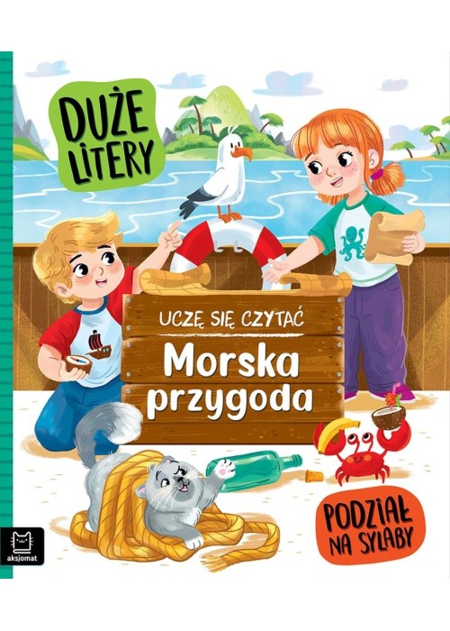Uczę się czytać. Podział na sylaby. Morska...