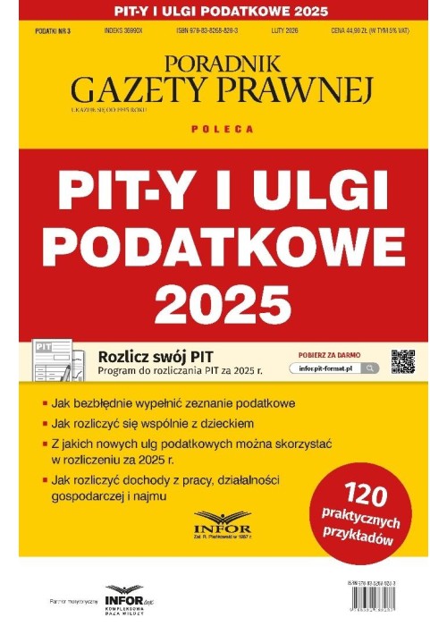 Pit-y i ulgi podatkowe 2025 Podatki 3/2026