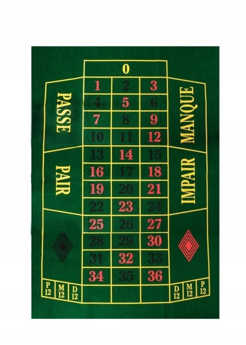 Mata do Ruletki z Filcu 130x90cm