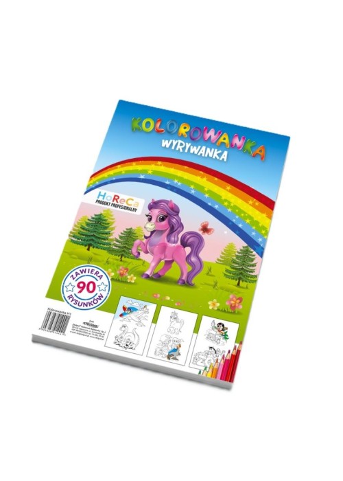 Kolorowanka wyrywanka A4 dla hoteli, restauracji..