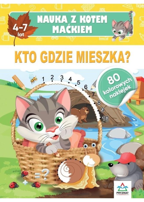 Nauka z kotem Maćkiem. Kto gdzie mieszka?