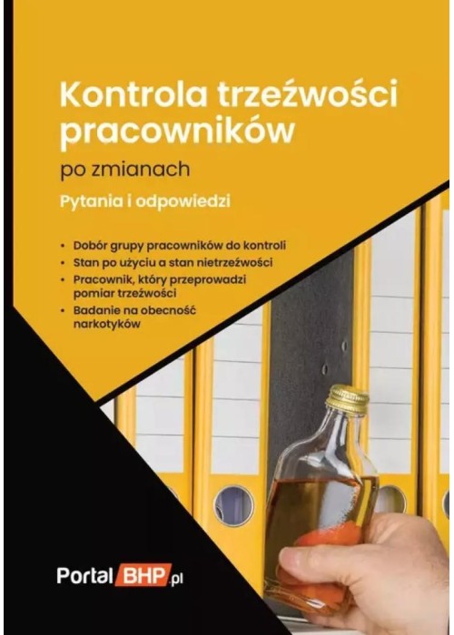Kontrola trzeźwości pracowników po zmianach...