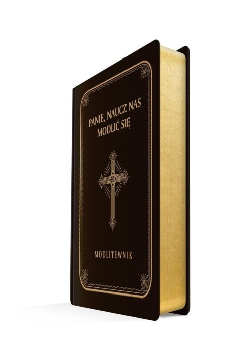 Panie, naucz nas modlić się czarny złocony DL