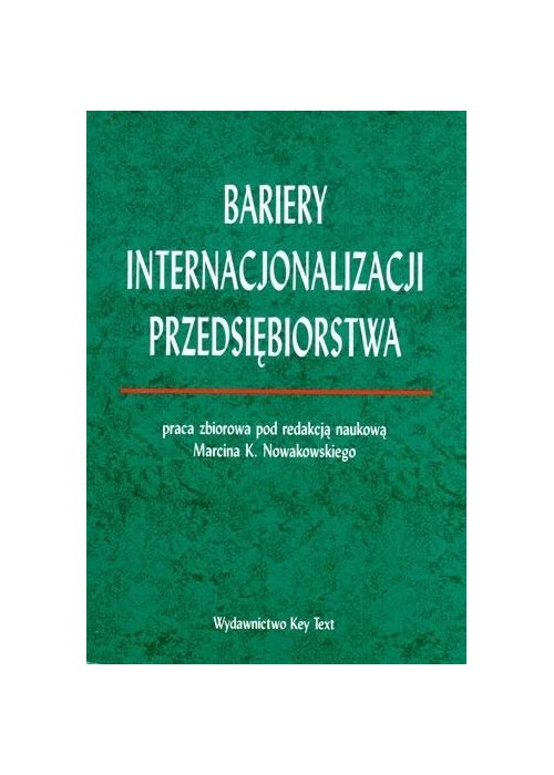 Bariery internacjonalizacji przedsiębiorstwa