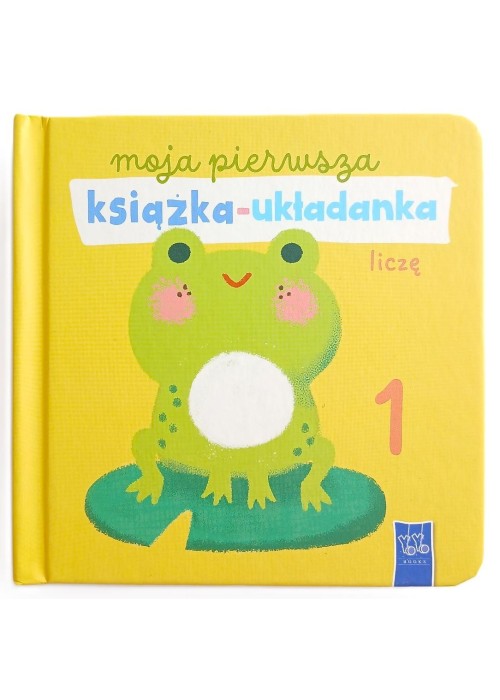 Moja pierwsza książka-układanka. Liczę