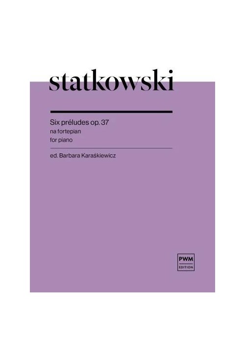 Six preludes op. 37 nuty na fortepian