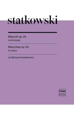 Mazurki op. 24 nuty na fortepian