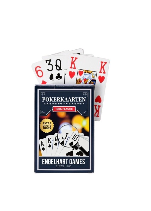 Karty pokerowe VPE 100% Plastic 4 index