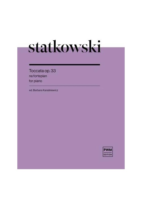 Toccata op. 33 nuty na fortepian