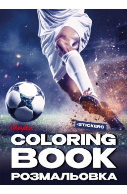 Kolorowanka z naklejkami Piłka nożna