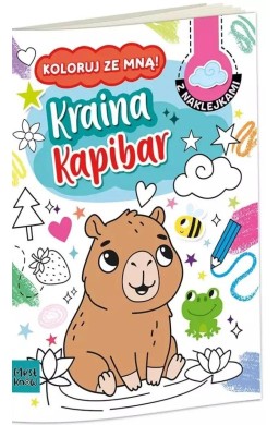 Kolorowanka a4 koloruj ze mną - kraina kapibar