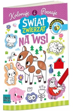 Kolorowanka a4 świat zwierząt - na wsi