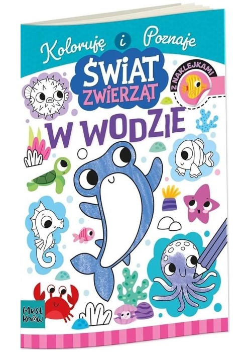 Kolorowanka a4 świat zwierząt - w wodzie
