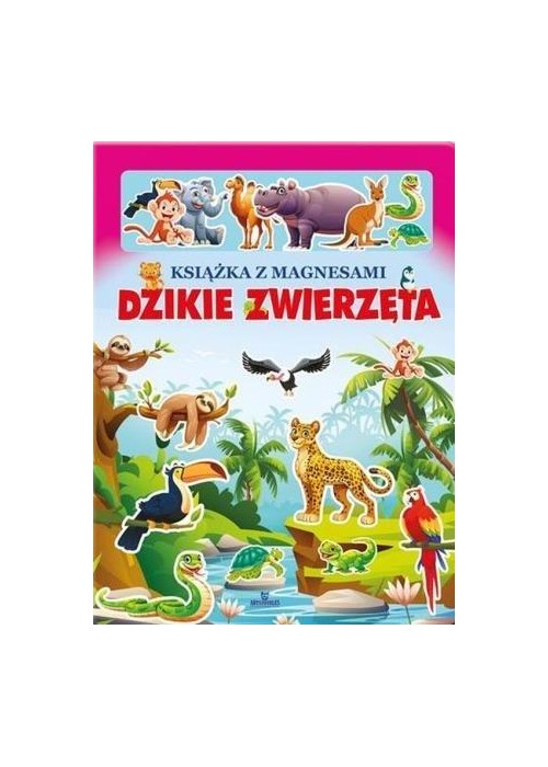 Dzikie zwierzęta Książka z magnesami
