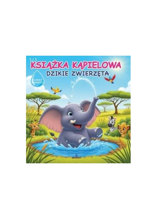 Książka kąpielowa. Dzikie zwierzęta