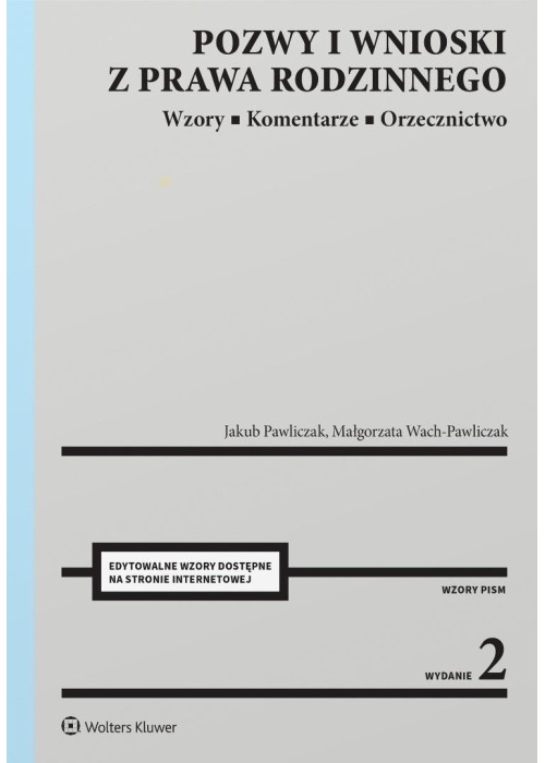 Pozwy i wnioski z prawa rodzinnego w.2