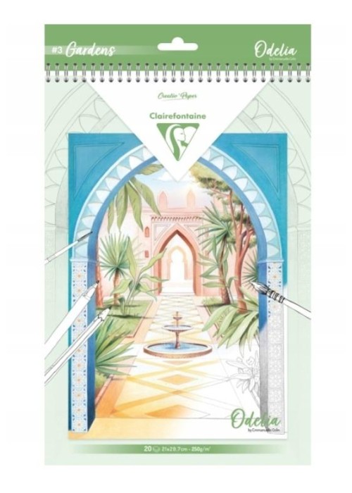 Kolorowanki A4 Odelia Ogrody - Emmanuelle Colin
