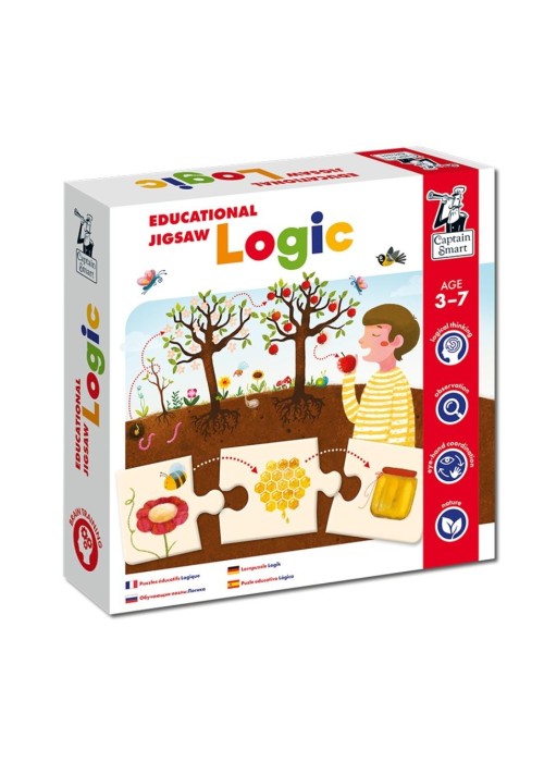 Captain Smart. Educational Jigsaw Logic