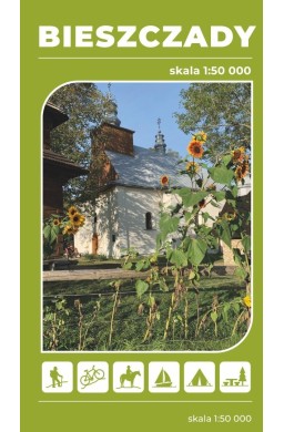 Mapa turystyczna - Bieszczady 1:50 000
