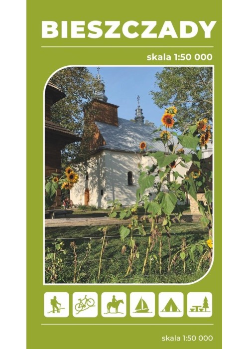 Mapa turystyczna - Bieszczady 1:50 000