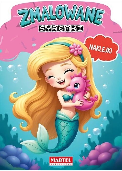 Zmalowane syrenki z naklejkami
