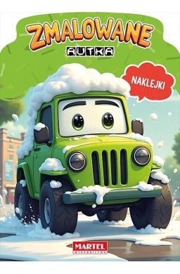 Zmalowane autka z naklejkami