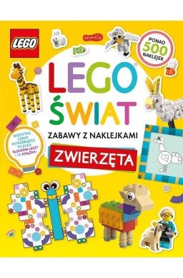 LEGO świat. Zabawy z naklejkami. Zwierzęta
