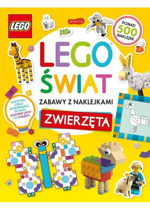 LEGO świat. Zabawy z naklejkami. Zwierzęta