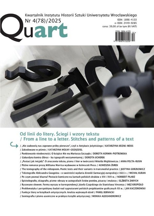 Quart nr 4(78) 2025 Od linii do litery