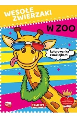 Wesołe zwierzaki. W zoo + naklejki