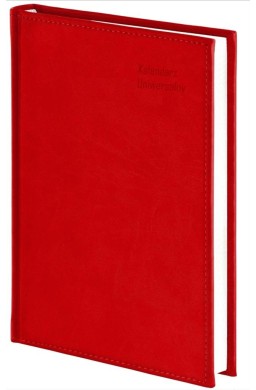 Kalendarz 2027 A4 dz. uniwersalny Vivella czerwony