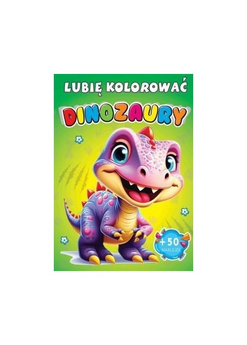Lubię kolorować. Dinozaury
