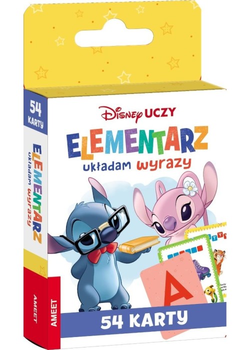 Disney Uczy. Elementarz. Układam wyrazy. Karty