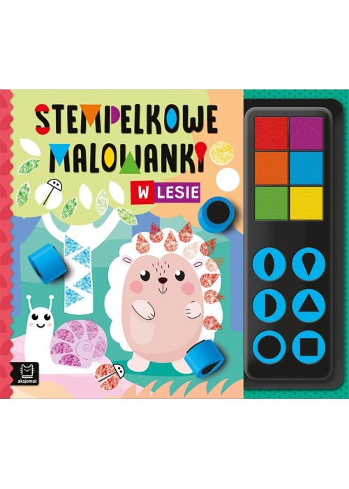 Stempelkowe malowanki. W lesie
