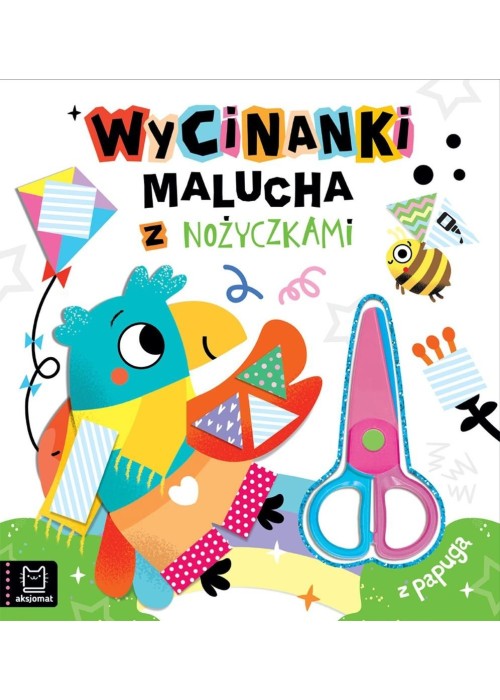 Wycinanki malucha z nożyczkami. Z papugą