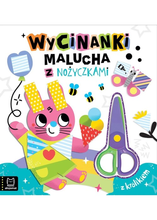 Wycinanki malucha z nożyczkami. Z królikiem