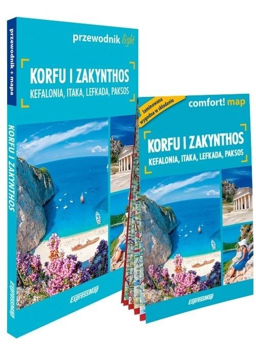 Korfu i Zakynthos light: przewodnik + mapa