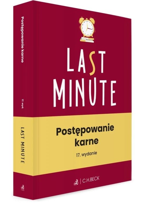 Last Minute. Postępowanie karne + testy online