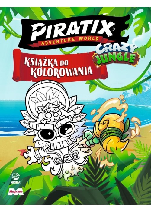 Piratix. Książka do kolorowania + figurka