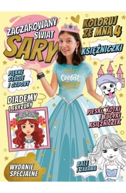 Zaczarowany Świat Sary. Koloruj ze mną + figurka